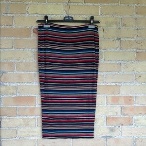Striped Multicolor Women's Skirt